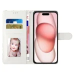 3D Pattern Leather Phone Case, For iPhone 16 Plus, For iPhone 16 - Image 4