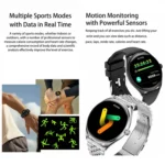 MT55 1.43 inch AMOLED HD Screen Ultra-thin Smart Call Health Watch, Silicone Strap - Image 5