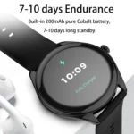 MT55 1.43 inch AMOLED HD Screen Ultra-thin Smart Call Health Watch, Silicone Strap - Image 9