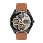 MT55 1.43 inch AMOLED HD Screen Ultra-thin Smart Call Health Watch, Leather Strap - Image 12