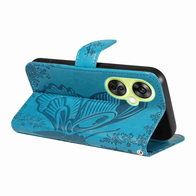 EDA006583407A_4.webp Swallowtail Butterfly Embossed Leather Phone Case, For OnePlus Nord CE 3 Lite, For OnePlus 11 5G, For OnePlus 10T / Ace Pro 5G - Image 5