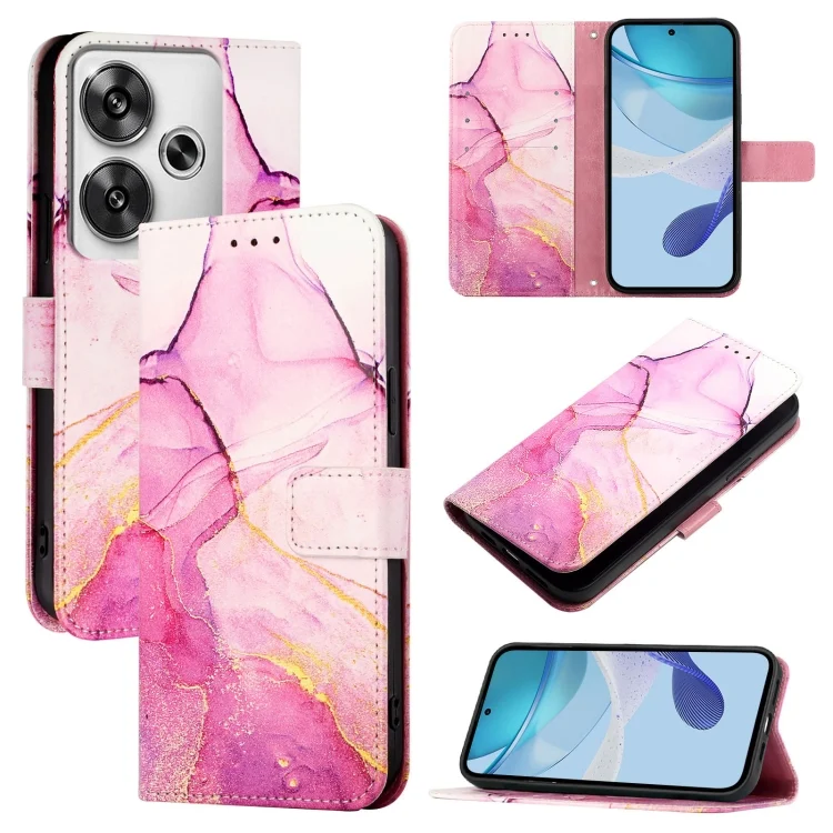 EDA006585135A.webp PT003 Marble Pattern Flip Leather Phone Case, For Xiaomi Poco F6, For Xiaomi Poco X6 Neo 5G Global, For Xiaomi 14 Ultra, For Xiaomi 14 Pro - Image 1