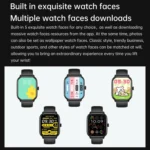 Y80 2.01 inch IPS HD Screen Smart Watch Supports Bluetooth Call / Health Monitoring - Image 7