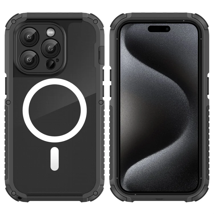 MagSafe Shockproof Metal Phone Case, For iPhone 15 Pro Max, For iPhone 15 Pro, For iPhone 14 Pro, For iPhone 14 Pro Max