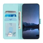 Cat Rat Embossed Pattern RFID PU Phone Case with Wrist Strap, For Xiaomi POCO M6 5G Global, For Xiaomi Redmi Note 13 4G Global, For Xiaomi Redmi K70E - Image 3