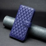 Diamond Lattice Wallet Flip Leather Phone Case, For Xiaomi Poco M6 4G / Redmi 13 4G - Image 2