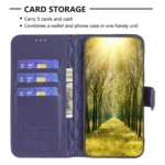 Diamond Lattice Wallet Flip Leather Phone Case, For Xiaomi Poco M6 4G / Redmi 13 4G - Image 4
