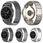 22mm Three-Bead Magnetic Buckle Metal Quick Release Watch Band - Image 2