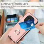 R20 Ring Card Holder Phone Case, For OPPO A5 / F29, For OPPO Find X8s+, For OPPO Find X8s - Image 6