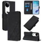 Crossbody 3D Embossed Flip Leather Phone Case, For vivo S19, For vivo Y28 4G, For vivo X100 Pro
