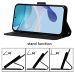Crossbody 3D Embossed Flip Leather Phone Case, For vivo S20 Pro, For vivo Y300, For vivo S19 Pro - Image 4