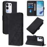 Crossbody 3D Embossed Flip Leather Phone Case, For vivo Y29 4G Global, For vivo V50 Global, For vivo S20