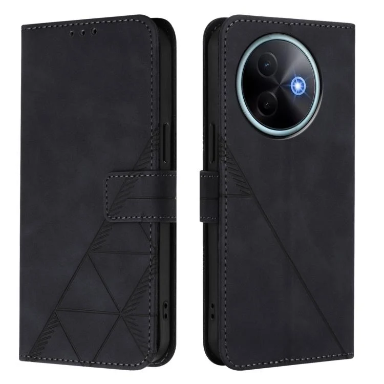 EDA006635012A_1.webp Crossbody 3D Embossed Flip Leather Phone Case, For vivo Y39 5G Global, For vivo V50 Lite 5G, For vivo Y29S 5G / Y04 4G Global - Image 2