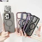 J3 Magsafe Frame Bracket Shockproof Phone Case, For iPhone 15 Pro Max, For iPhone 15 Pro, For iPhone 15 Plus, For iPhone 15 - Image 2