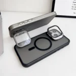 J3 Magsafe Frame Bracket Shockproof Phone Case, For iPhone 15 Pro Max, For iPhone 15 Pro, For iPhone 15 Plus, For iPhone 15 - Image 6