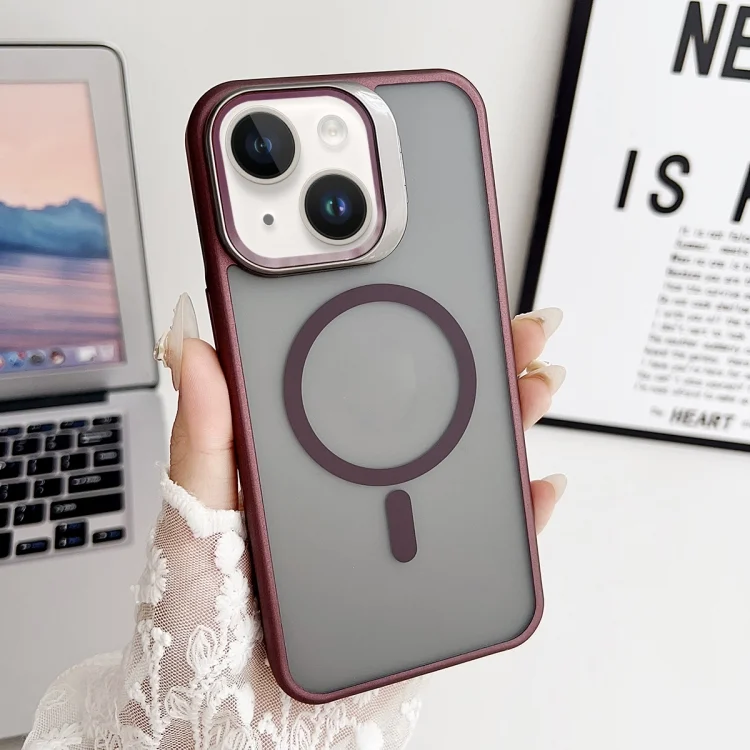 J3 Magsafe Frame Bracket Shockproof Phone Case, For iPhone 14 Plus, For iPhone 14, For iPhone 14 Pro, For iPhone 14 Pro Max