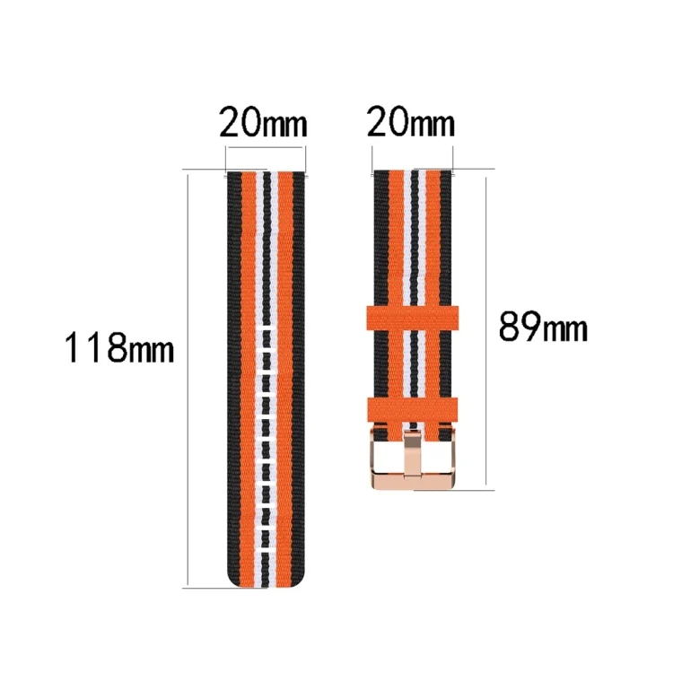 EDA00663601A_5.webp Woven Nylon Textured Strap, Size: Free Size 20mm - Image 7