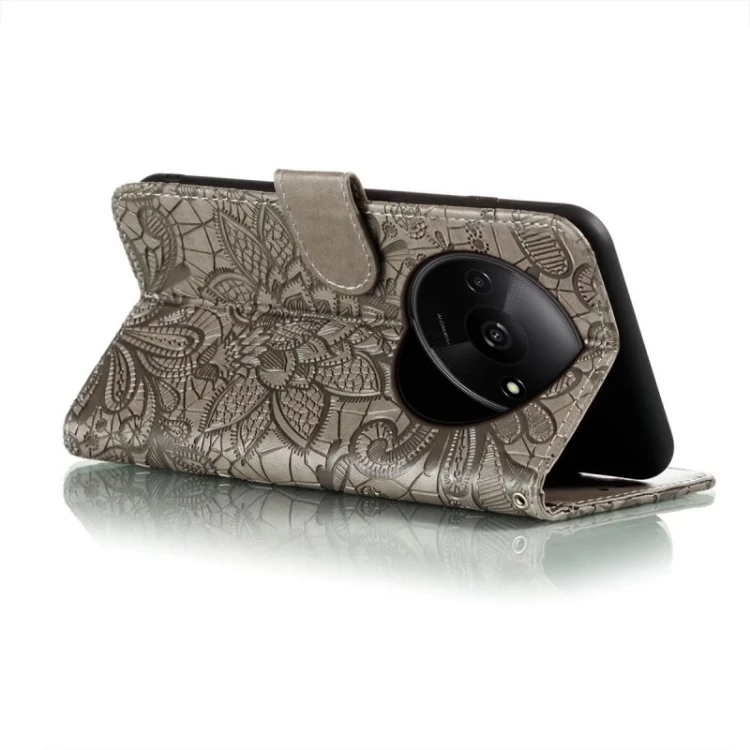 EDA006636401A_6.webp Lace Flower Embossing Flip Leather Phone Case, For Xiaomi Redmi A3, For Xiaomi Redmi Note 13 Pro 4G, For Xiaomi Redmi Note 13 4G - Image 7