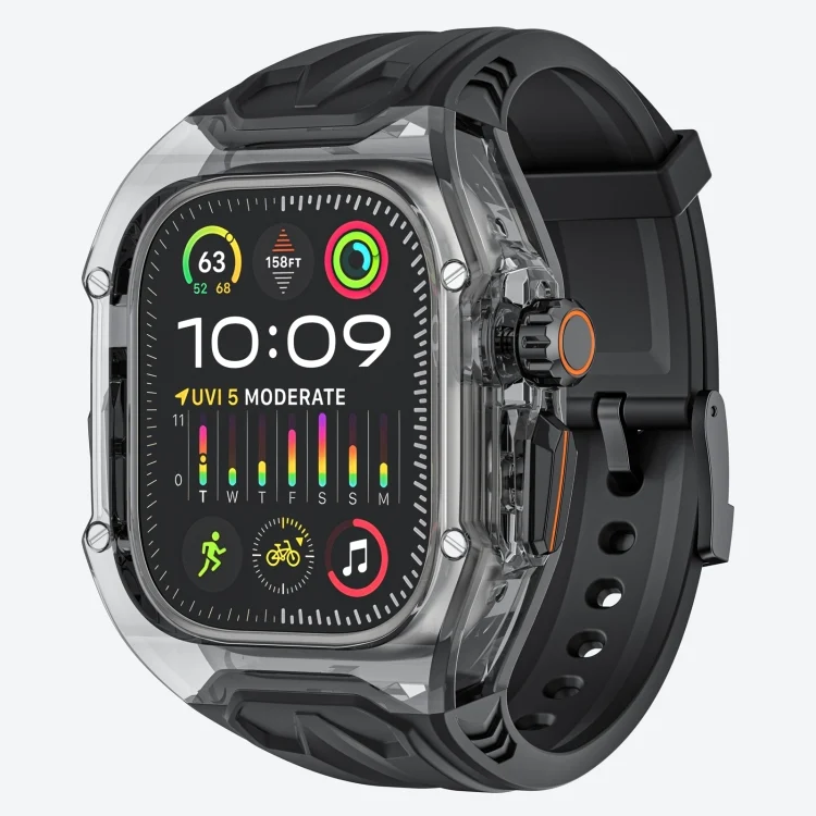 Modified PC Hybrid TPU Watch Case Band
