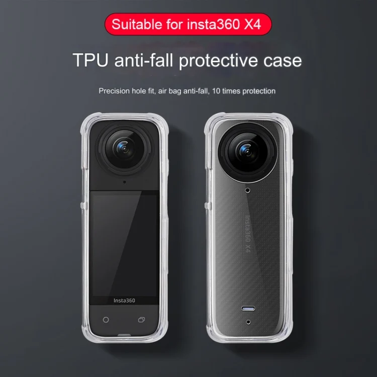 EDA0066438_B1.webp For Insta360 X4 Clear 1.5mm Soft TPU Protective Case - Image 2