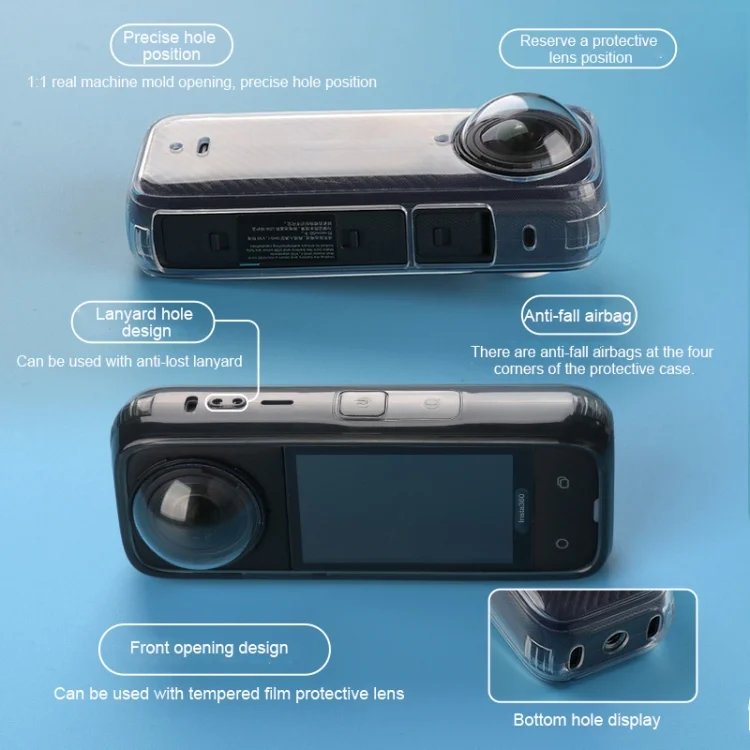 EDA0066438_B3.webp For Insta360 X4 Clear 1.5mm Soft TPU Protective Case - Image 4