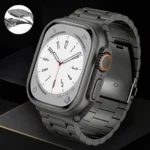 3-Bead Flat Buckle Titanium Alloy Watch Band, For Apple Watch Series 4 44mm, For Apple Watch Series 4 40mm, For Apple Watch Series 3 38mm, For Apple Watch Series 3 42mm - Image 3