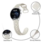Concave Leopard Print Butterfly 8-shaped Buckle Silicone Watch Band - Image 5