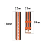 Woven Nylon Textured Strap, Size: Free Size 22mm - Image 7