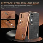 AZNS Electroplated Frame Crocodile Texture Full Coverage Phone Case, For vivo S19, For vivo X100 Pro 5G / X100s Pro, For vivo X100 Ultra, For vivo S18 / S18 Pro - Image 3