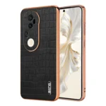 AZNS Electroplated Frame Crocodile Texture Full Coverage Phone Case, For vivo S20 Pro, For vivo X200, For vivo X200 Pro, For vivo S19 Pro