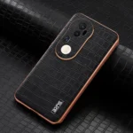 AZNS Electroplated Frame Crocodile Texture Full Coverage Phone Case, For vivo S20 Pro, For vivo X200, For vivo X200 Pro, For vivo S19 Pro - Image 2