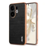 AZNS Electroplated Frame Crocodile Texture Full Coverage Phone Case, For vivo S30, For vivo X200s, For vivo X200 Ultra, For vivo S20