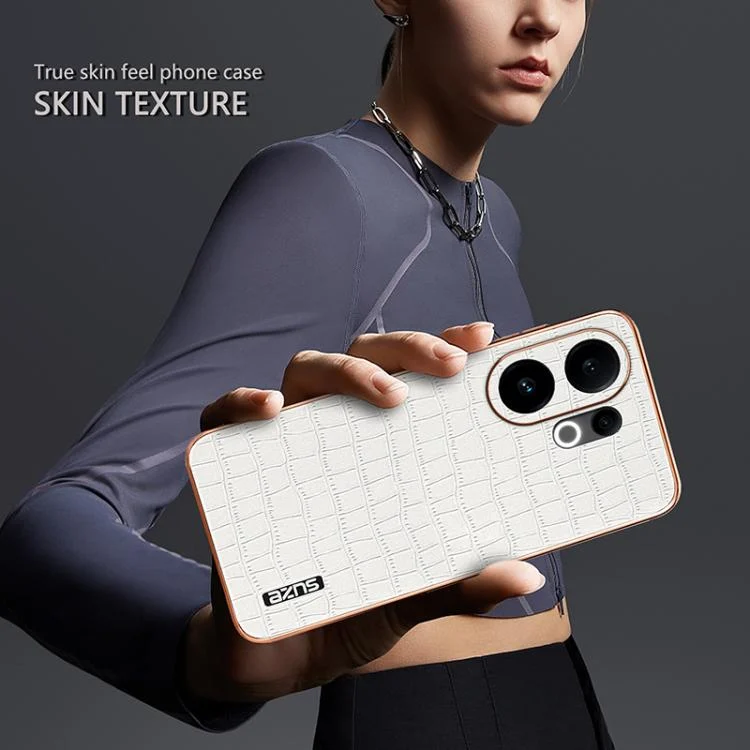 EDA006648518A_8.webp AZNS Electroplated Frame Crocodile Texture Full Coverage Phone Case, For vivo S30, For vivo X200s, For vivo X200 Ultra, For vivo S20 - Image 9