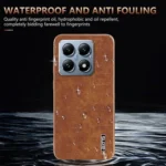 AZNS Electroplated Frame Crocodile Texture Full Coverage Phone Case, For Xiaomi 14T, For Xiaomi Poco F6 Pro, For Xiaomi Poco M6 Pro, For Xiaomi Poco X6 Pro - Image 6