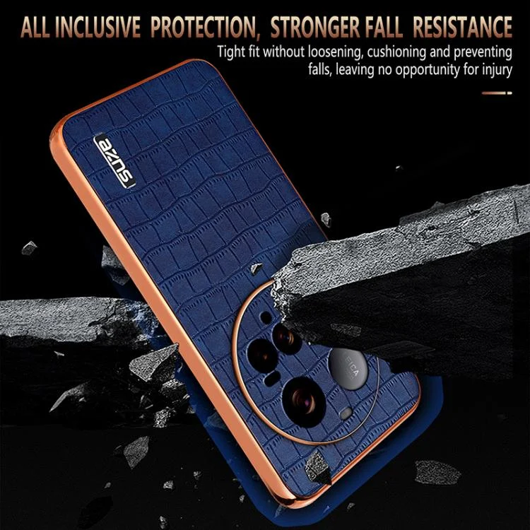 EDA006649514A_3.webp AZNS Electroplated Frame Crocodile Texture Full Coverage Phone Case, For Xiaomi 15 Ultra, For Xiaomi 15 Pro, For Xiaomi 15, For Xiaomi 14T Pro - Image 4