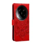 Sun Mandala Embossing Pattern Phone Leather Case, For Xiaomi 14 Ultra - Image 3