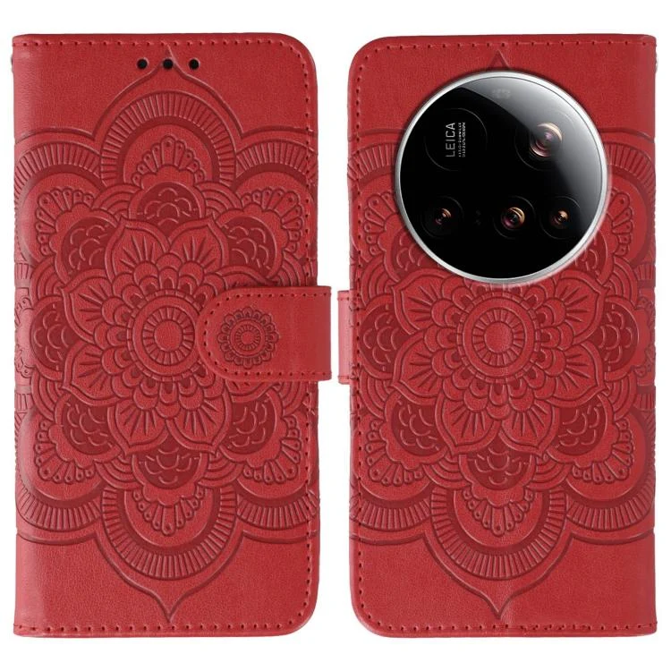 Sun Mandala Embossing Pattern Phone Leather Case, For Xiaomi 15 Ultra, For Xiaomi Poco X7 Pro