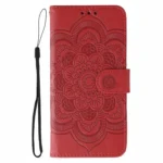 Sun Mandala Embossing Pattern Phone Leather Case, For Xiaomi 15 Pro, For Xiaomi 15 - Image 2