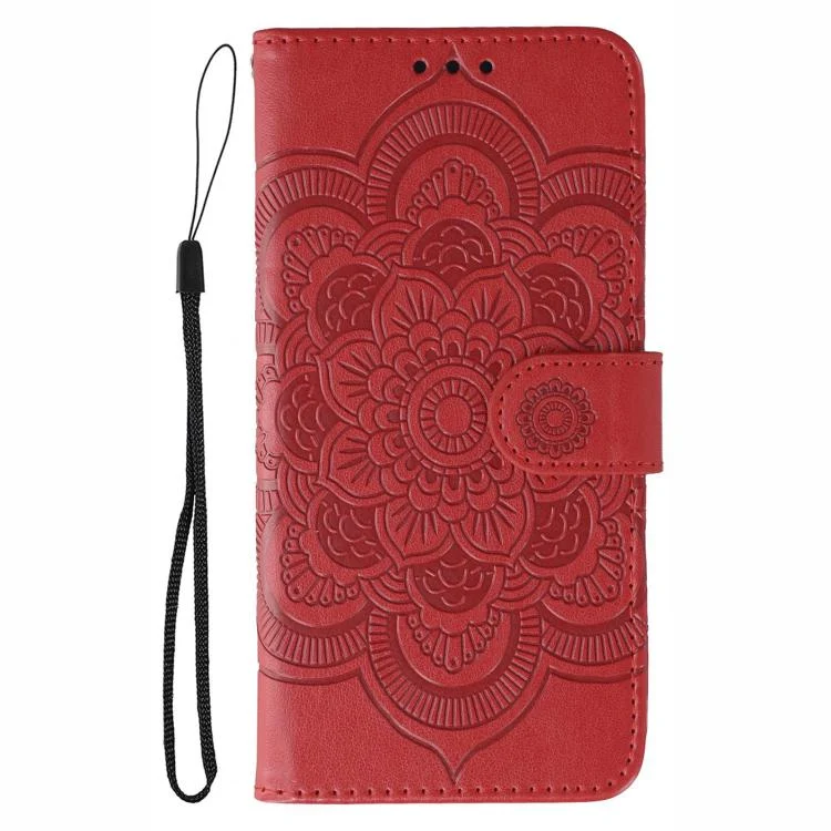 EDA006651404A_1.webp Sun Mandala Embossing Pattern Phone Leather Case, For Xiaomi 15 Pro, For Xiaomi 15 - Image 2