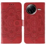 Sun Mandala Embossing Pattern Phone Leather Case, For Xiaomi Poco F7 Ultra / Redmi K80 Pro, For Xiaomi Poco F7 Pro / Redmi K80
