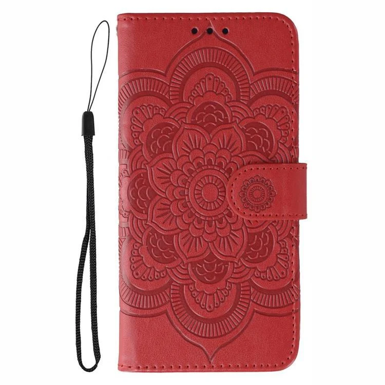 EDA006651406A_1.webp Sun Mandala Embossing Pattern Phone Leather Case, For Xiaomi Poco F7 Ultra / Redmi K80 Pro, For Xiaomi Poco F7 Pro / Redmi K80 - Image 2