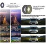 For DJI Osmo Action 4 JUNESTAR Threaded Camera Lens Filter - Image 3