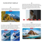 For DJI Osmo Action 4 JUNESTAR Threaded Camera Lens Filter - Image 4