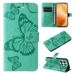 3D Butterfly Embossed Pattern Flip Leather Phone Case, For Xiaomi 14T Pro, For Xiaomi 14T