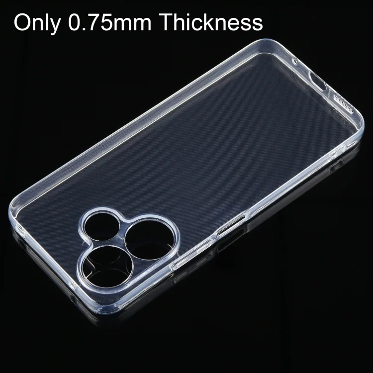 EDA006656301_4.webp Ultra-thin Transparent TPU Phone Case, For Xiaomi Redmi 13 4G - Image 5