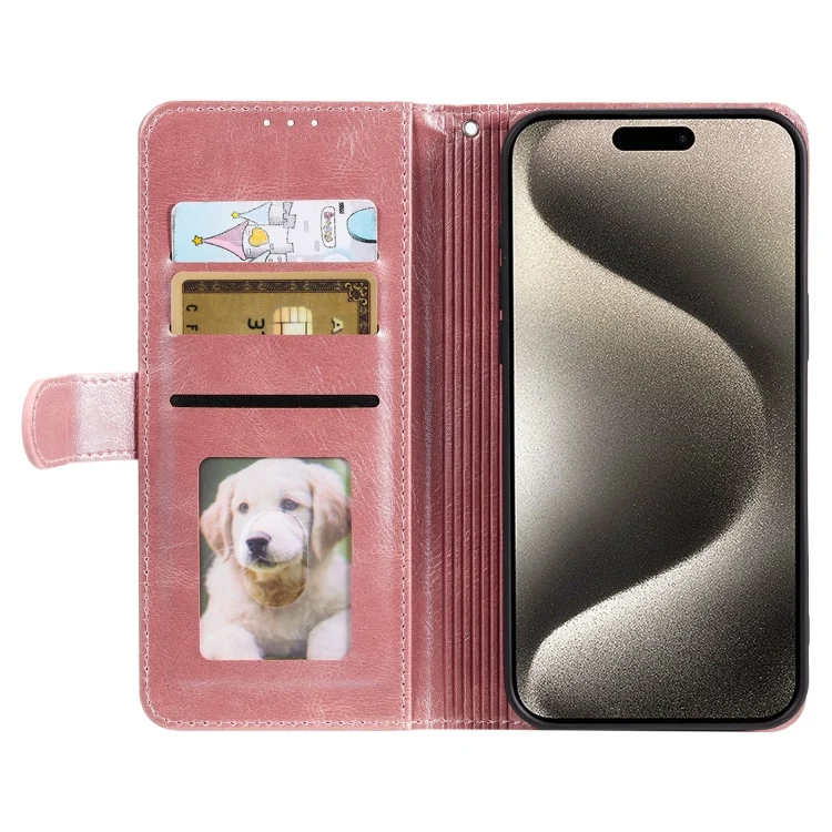 EDA006661201A_2.webp Simple 6-Card Wallet Leather Phone Case, For Xiaomi Redmi 13 4G - Image 3