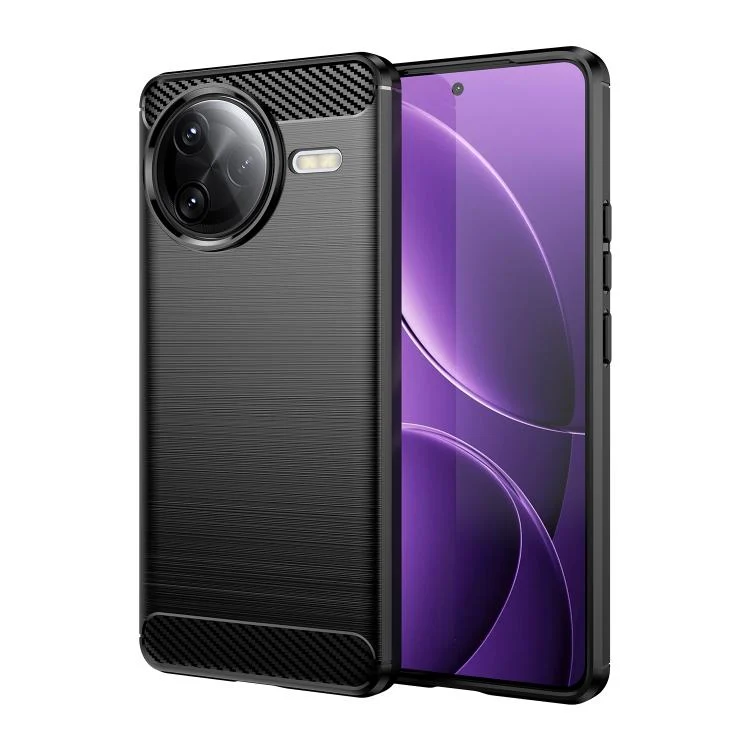 Carbon Fiber Brushed Texture TPU Phone Case, For Xiaomi Poco F7 Ultra, For Xiaomi Poco F7 Pro, For Xiaomi 15 Ultra, For Xiaomi Poco X7 Pro, For Xiaomi 15 Pro, For Xiaomi 15