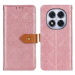 European Floral Embossed Leather Phone Case, For Redmi Note 14 Pro 4G, For Redmi Note 14 4G 163.25mm, For Redmi 14C 4G, For Xiaomi Redmi 13 4G