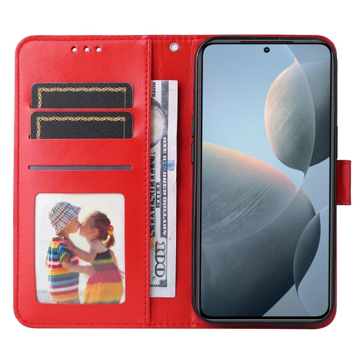 EDA006682902A_3.webp Embossed Sunflower Leather Phone Case, For Xiaomi 14T, For Xiaomi Poco F6 - Image 4
