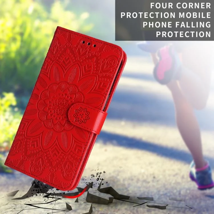 EDA006682906A_6.webp Embossed Sunflower Leather Phone Case, For Xiaomi 15 Ultra, For Xiaomi 15 Pro, For Xiaomi 15, For Xiaomi 14T Pro - Image 7
